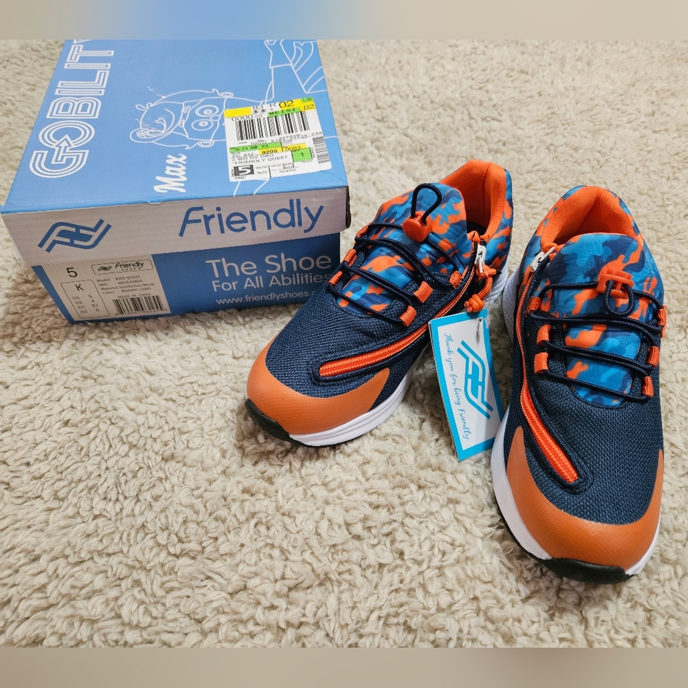 NWT Friendly Shoes Sneakers size 5